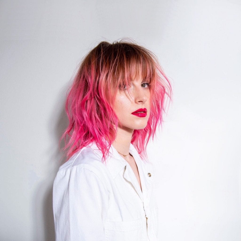 Hayley Williams - 2019 early - pink hair